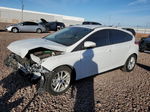 2016 Ford Focus Se White vin: 1FADP3K21GL352533