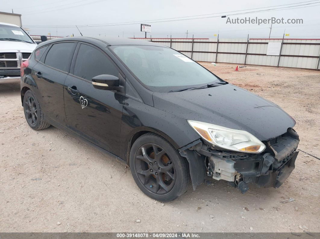 2013 Ford Focus Se Black vin: 1FADP3K22DL210266