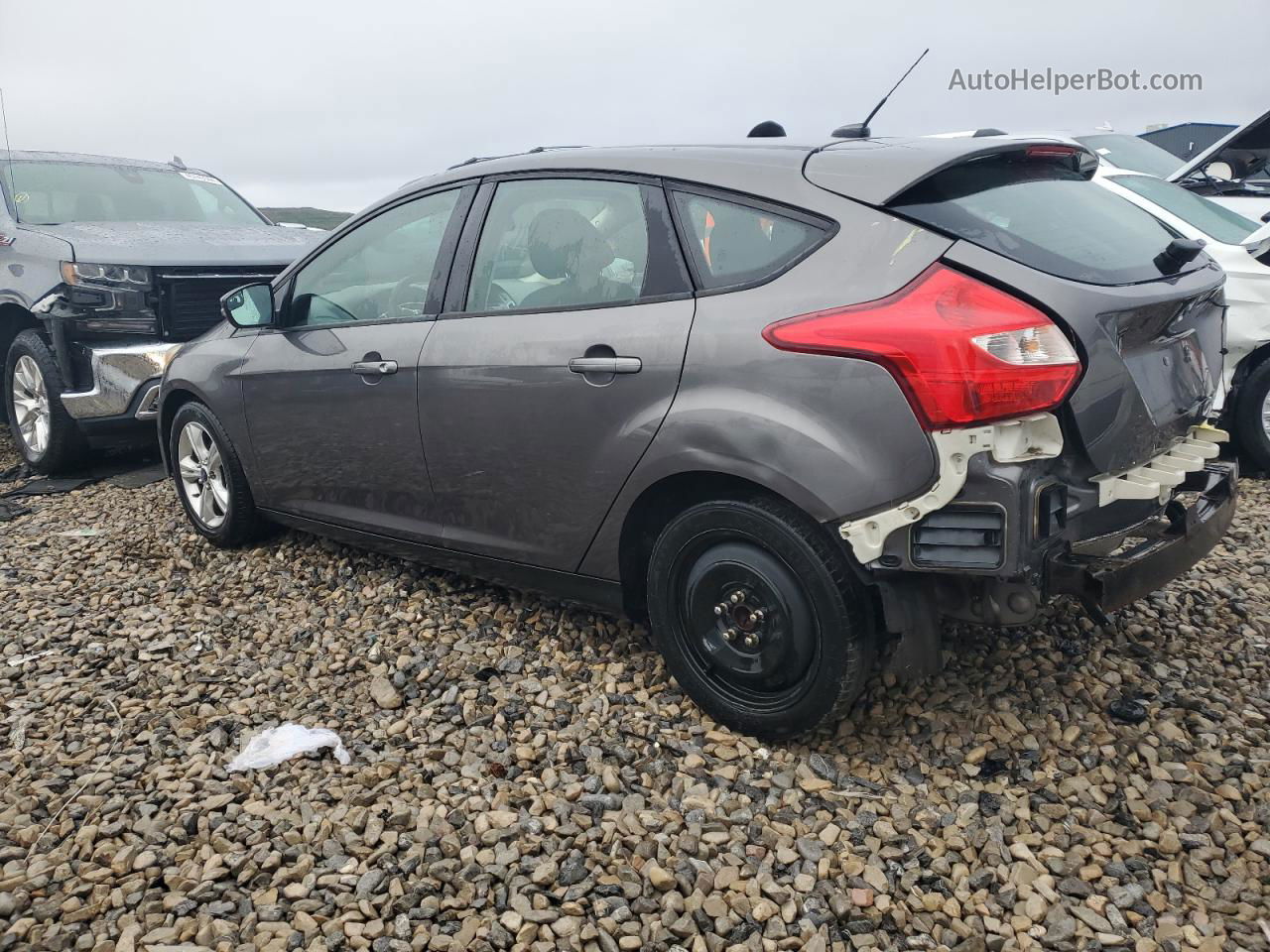 2013 Ford Focus Se Gray vin: 1FADP3K22DL237919