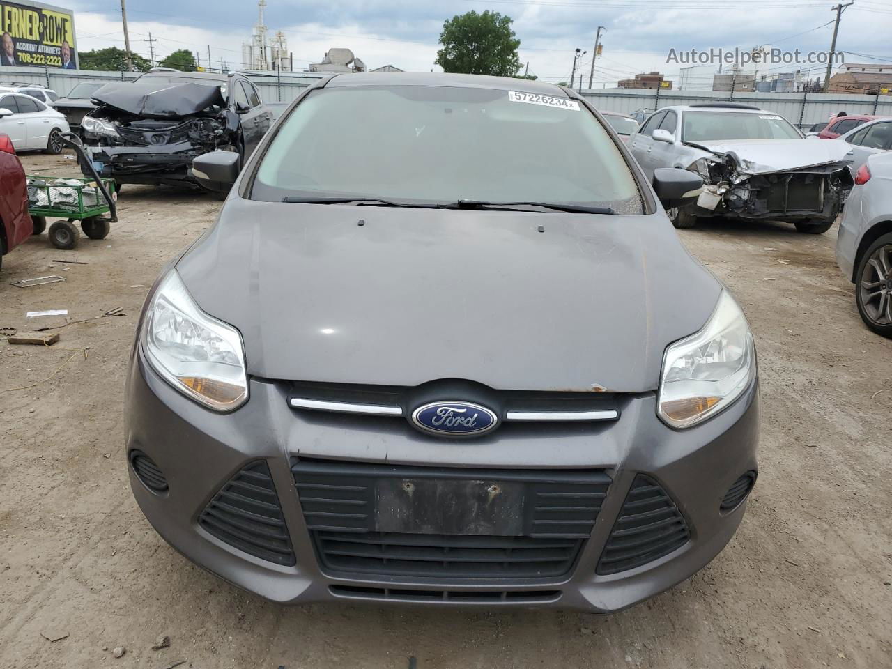 2013 Ford Focus Se Серый vin: 1FADP3K22DL260973