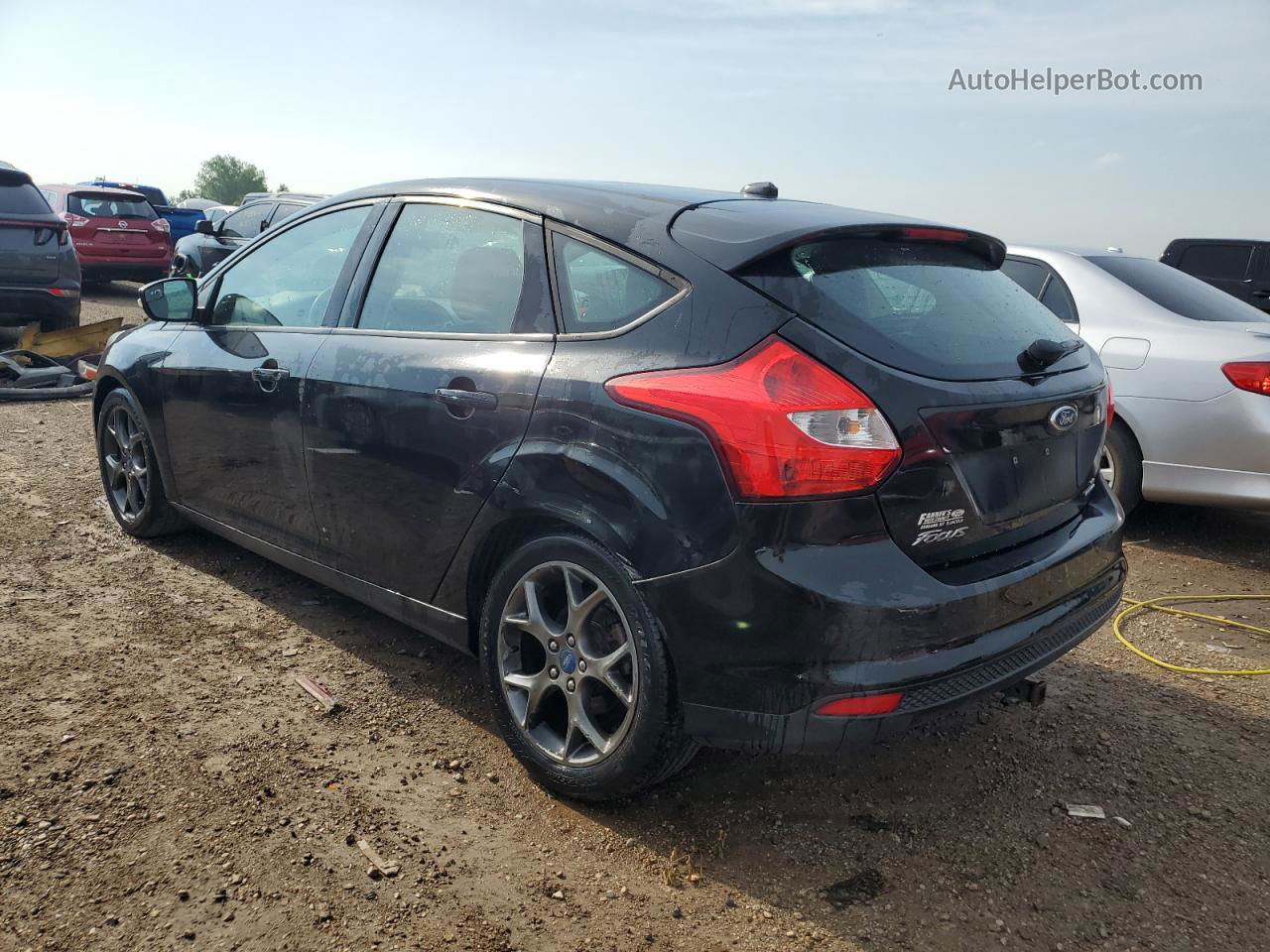 2013 Ford Focus Se Black vin: 1FADP3K22DL265803