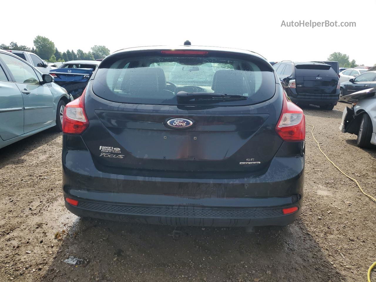 2013 Ford Focus Se Черный vin: 1FADP3K22DL265803