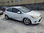 2013 Ford Focus Se White vin: 1FADP3K22DL301473