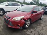 2013 Ford Focus Se Burgundy vin: 1FADP3K22DL358496