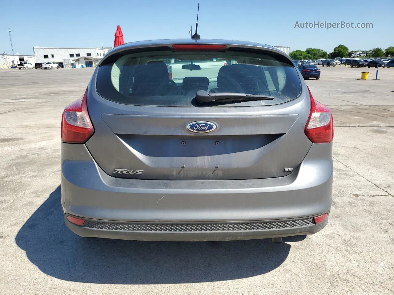 2013 Ford Focus Se Gray vin: 1FADP3K22DL375590