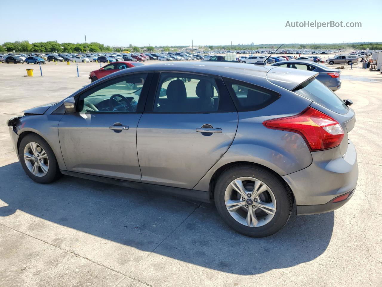 2013 Ford Focus Se Gray vin: 1FADP3K22DL375590