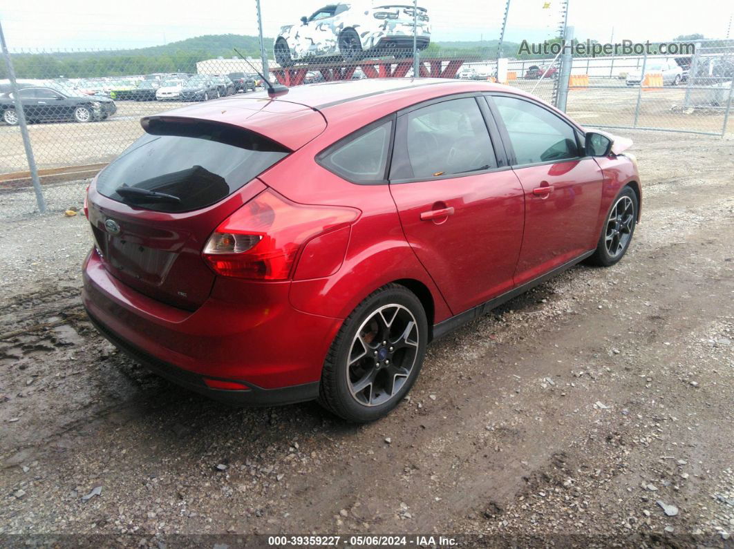 2014 Ford Focus Se Red vin: 1FADP3K22EL191848