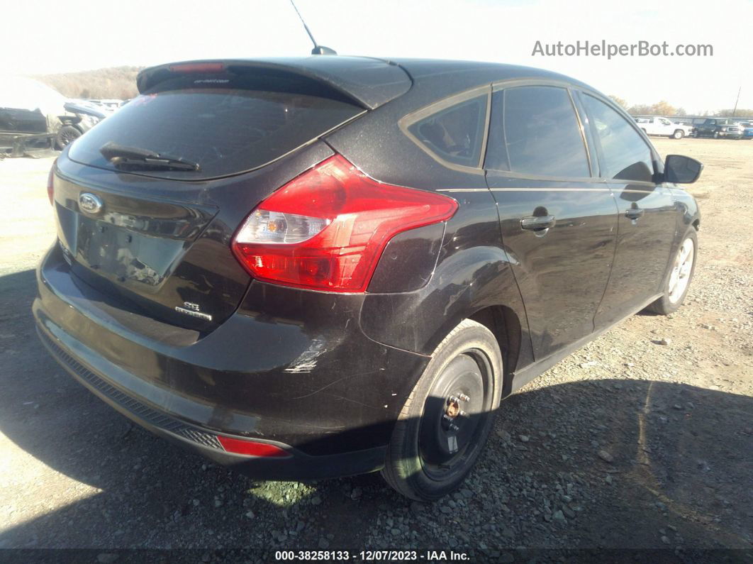 2014 Ford Focus Se Black vin: 1FADP3K22EL266743