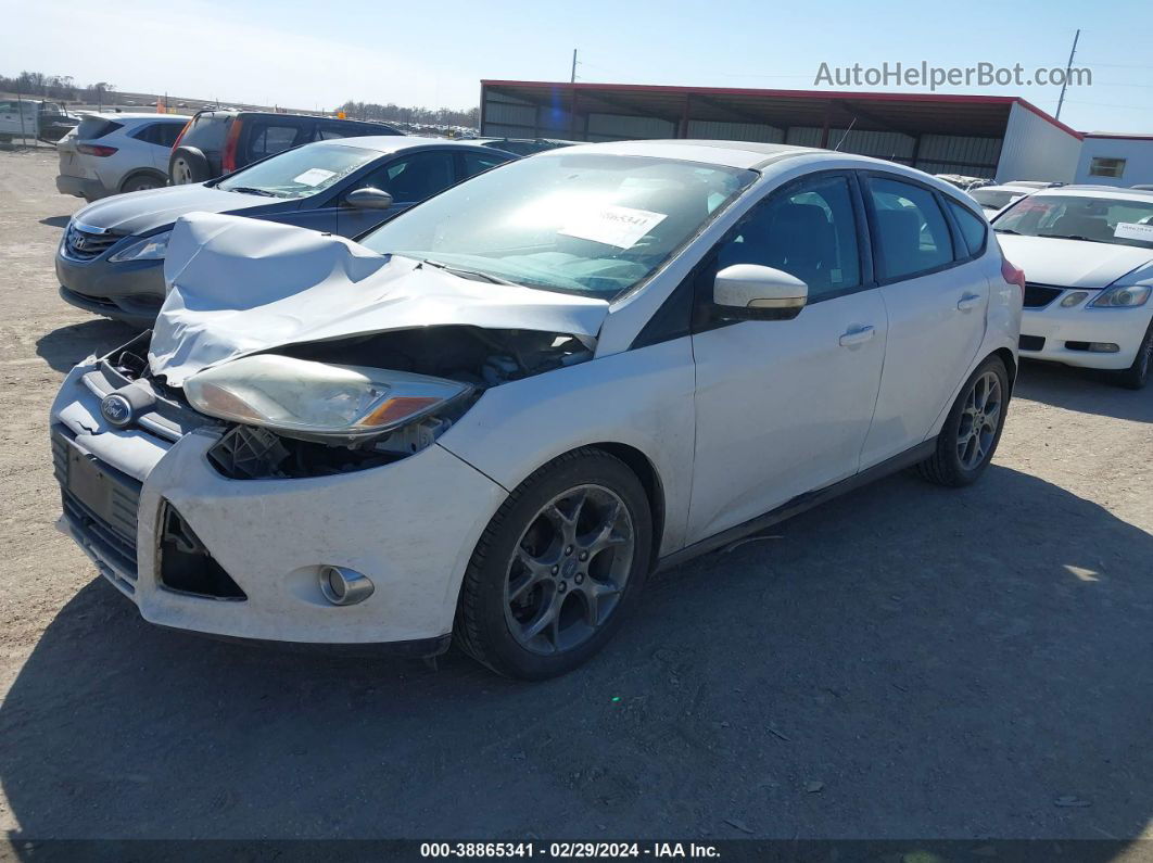 2014 Ford Focus Se White vin: 1FADP3K22EL327976