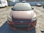 2014 Ford Focus Se Бордовый vin: 1FADP3K22EL414910