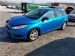 2015 Ford Focus Se Blue vin: 1FADP3K22FL237762
