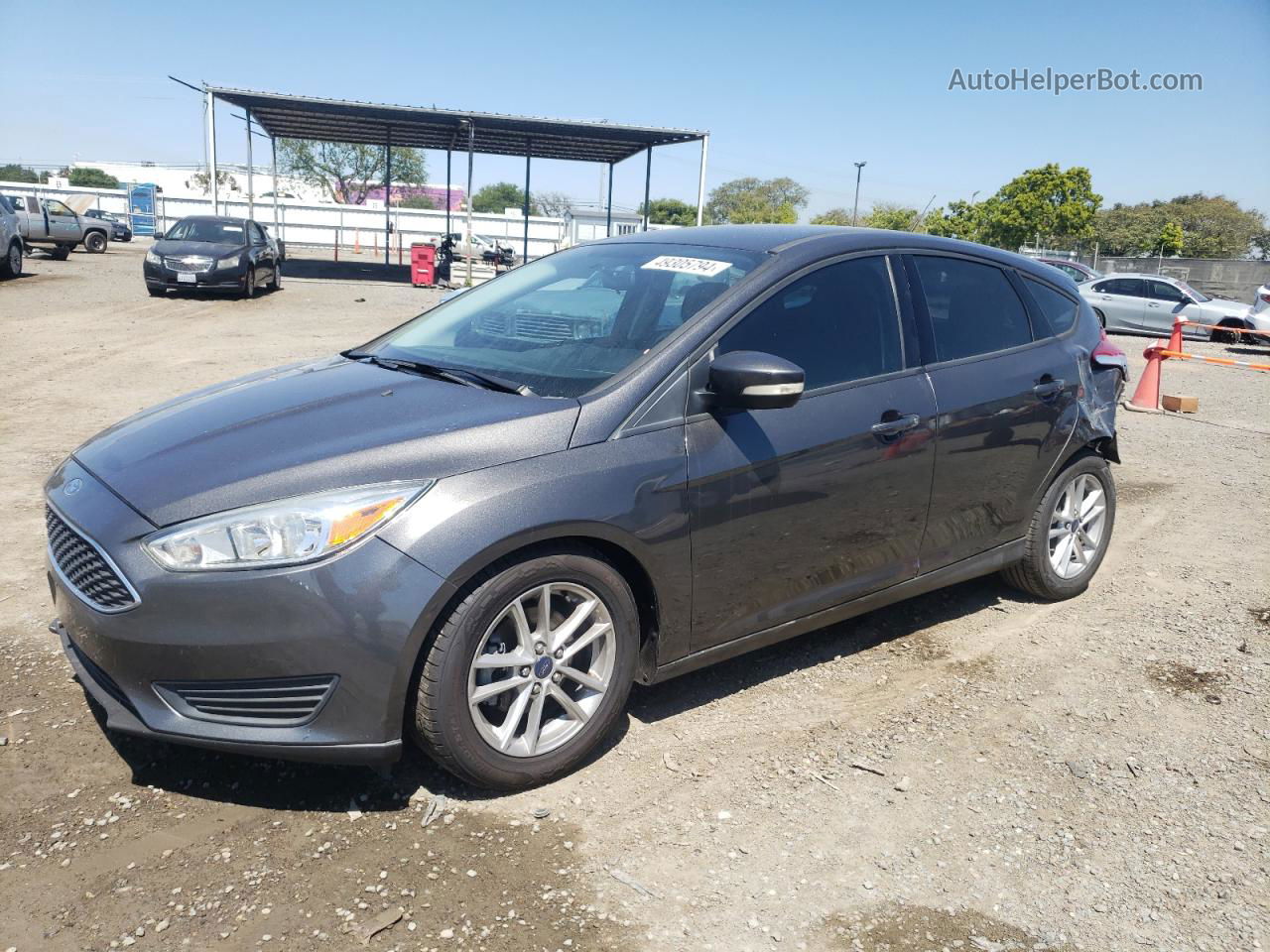 2016 Ford Focus Se Charcoal vin: 1FADP3K22GL258547