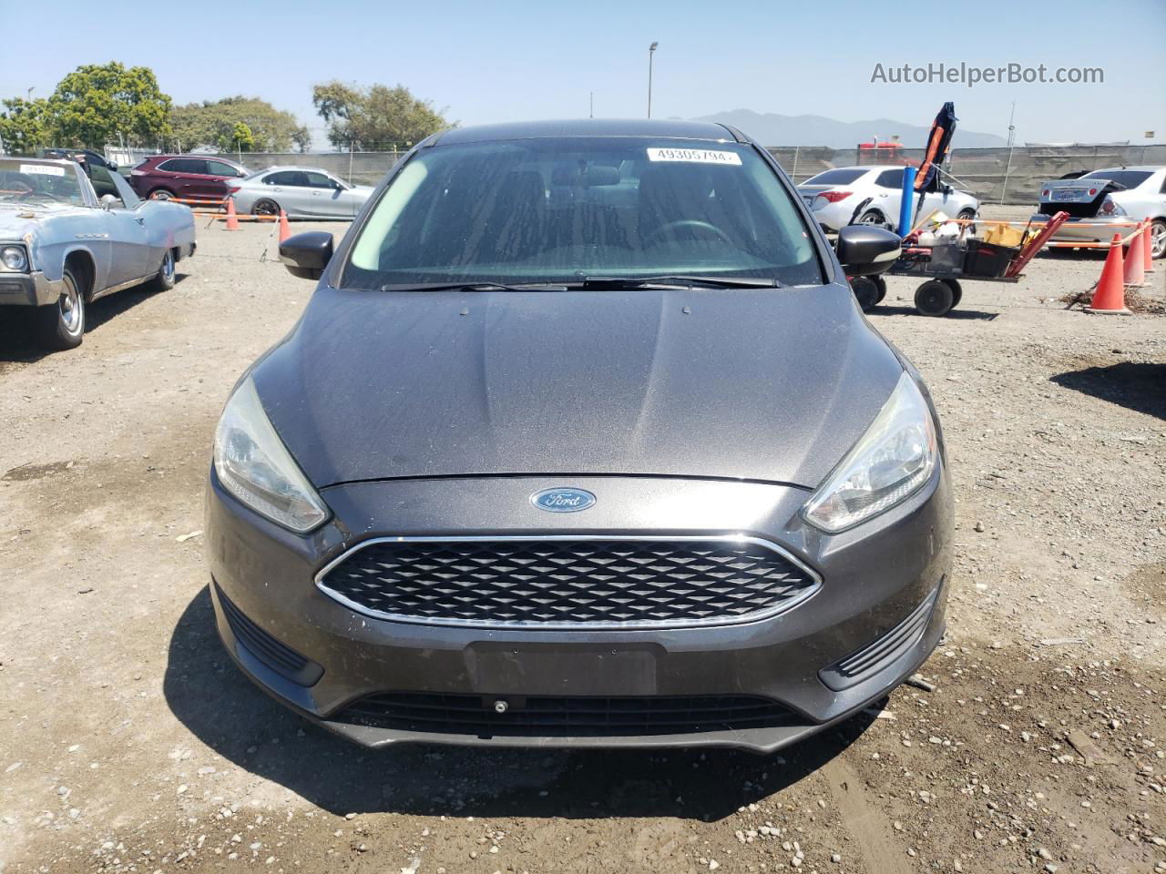 2016 Ford Focus Se Charcoal vin: 1FADP3K22GL258547