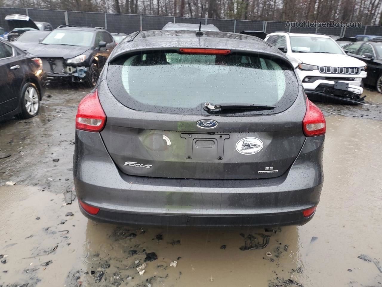 2016 Ford Focus Se Серый vin: 1FADP3K22GL294593