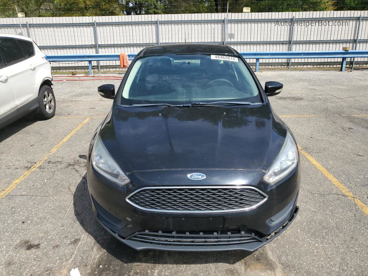 2017 Ford Focus Se Black vin: 1FADP3K22HL232516