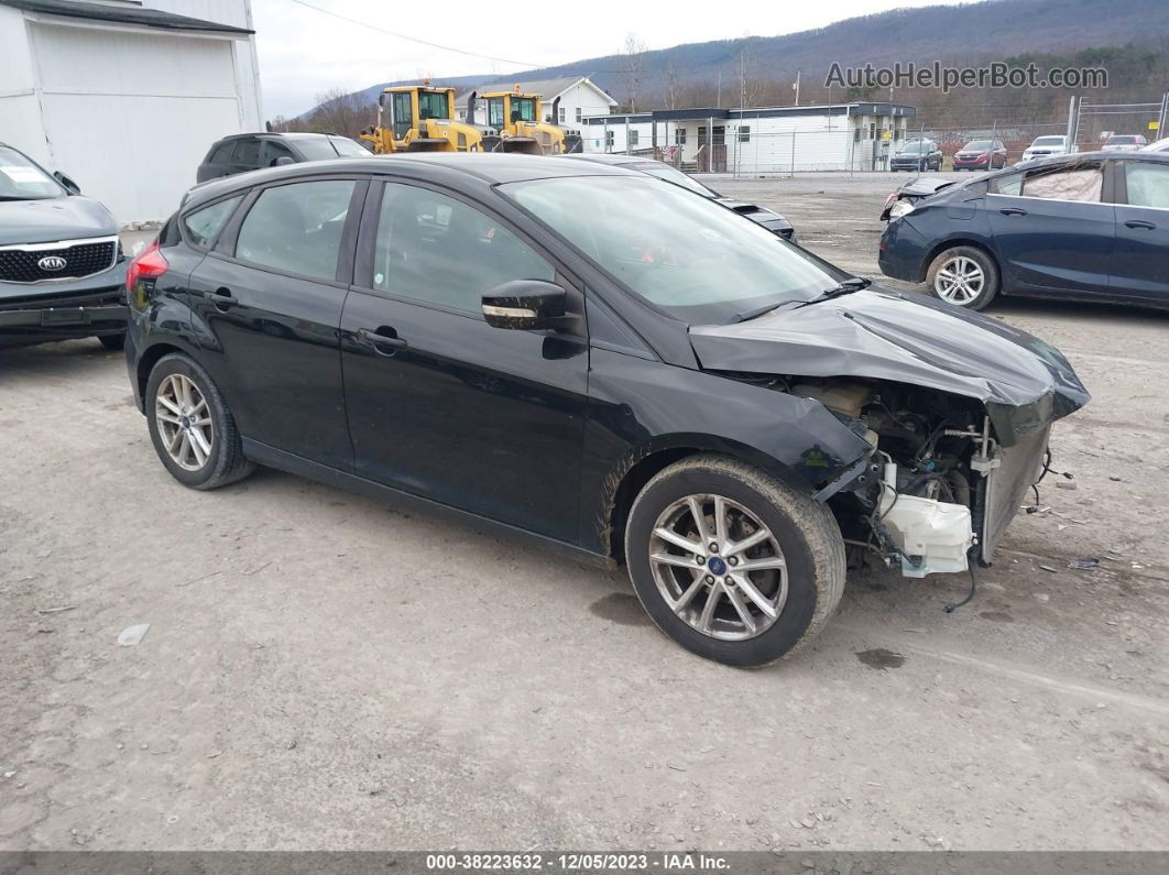 2017 Ford Focus Se Black vin: 1FADP3K22HL259733