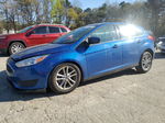 2018 Ford Focus Se Blue vin: 1FADP3K22JL291197