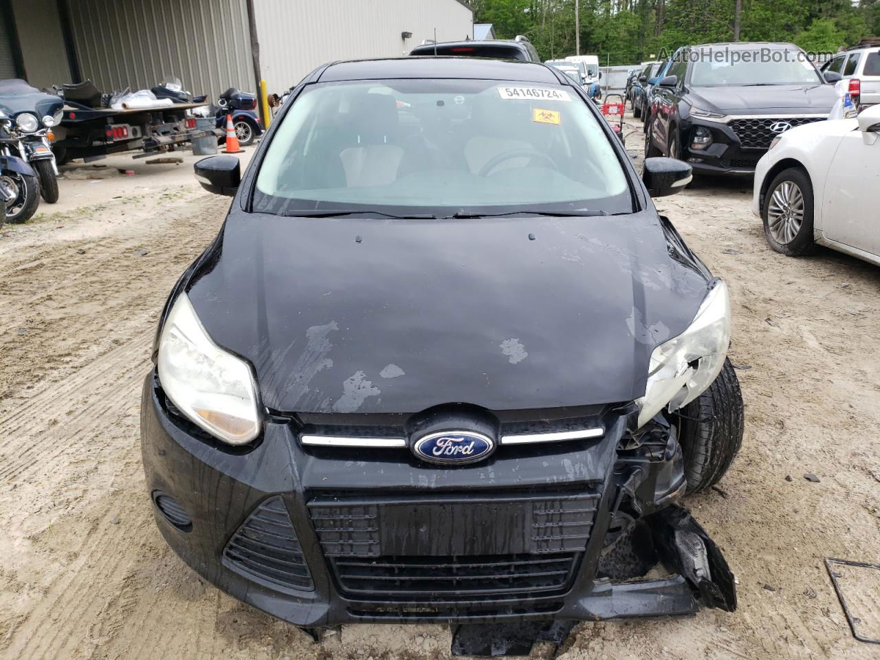 2013 Ford Focus Se Black vin: 1FADP3K23DL112847