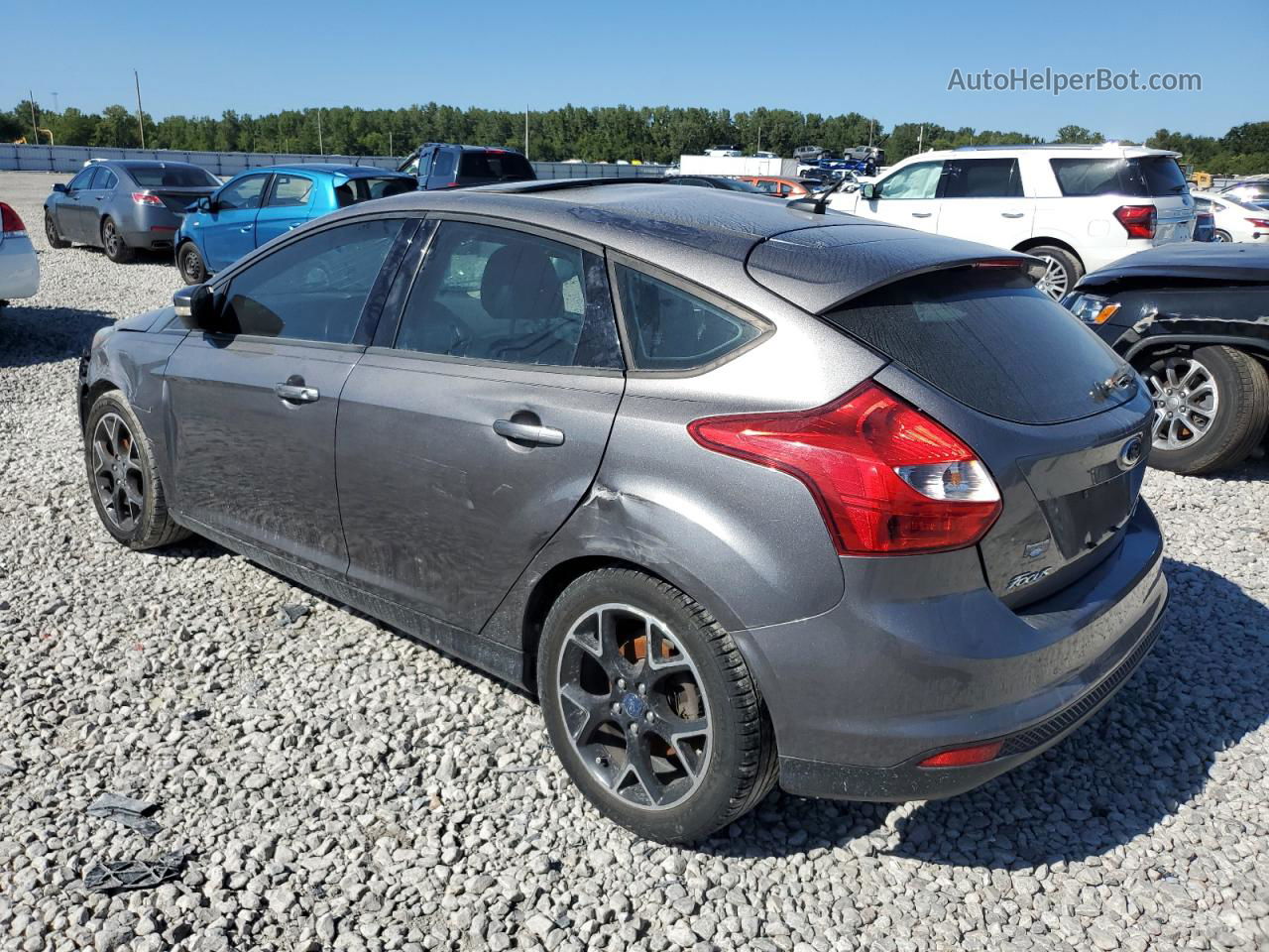 2013 Ford Focus Se Gray vin: 1FADP3K23DL115800