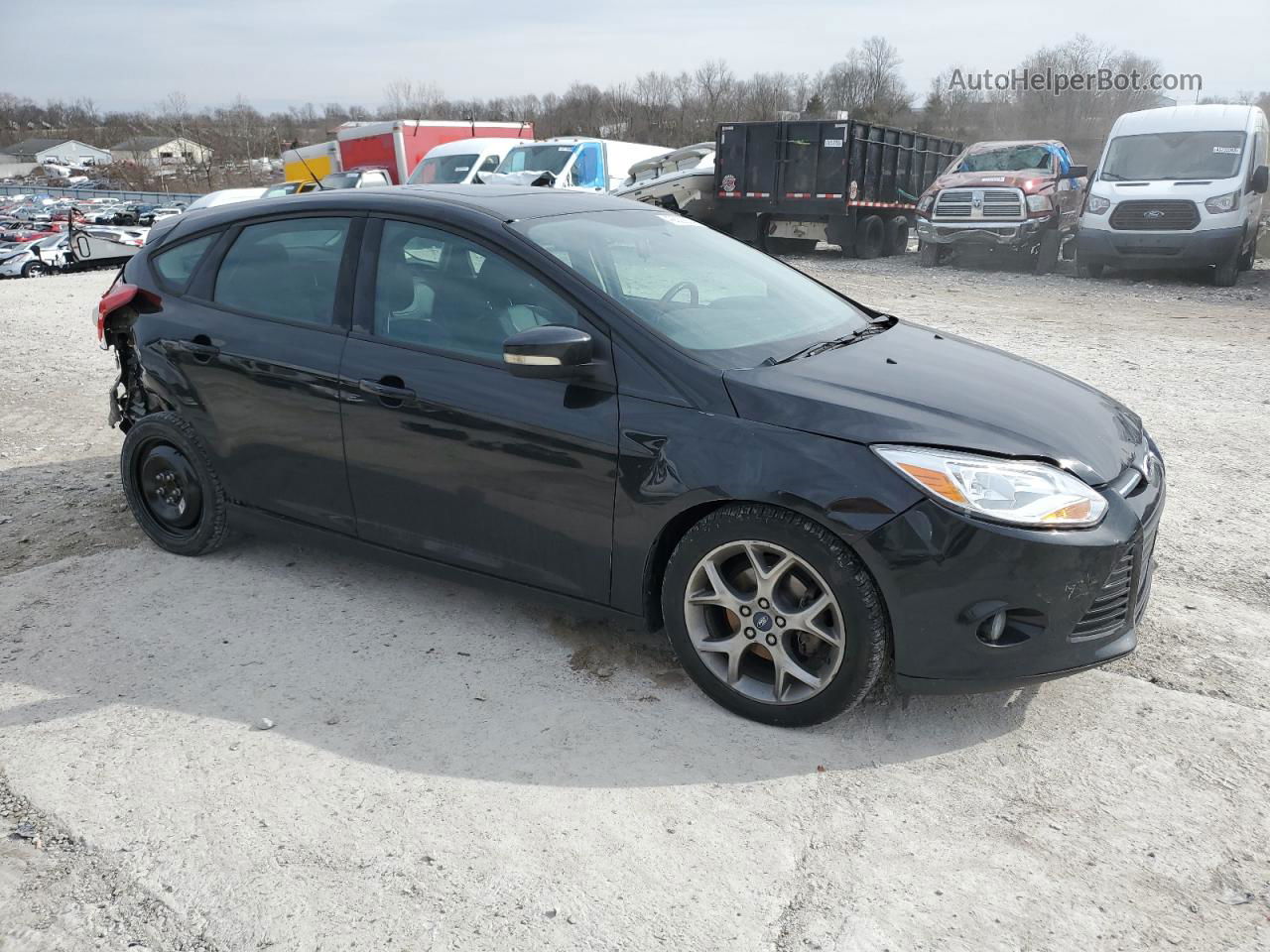 2013 Ford Focus Se Черный vin: 1FADP3K23DL130717