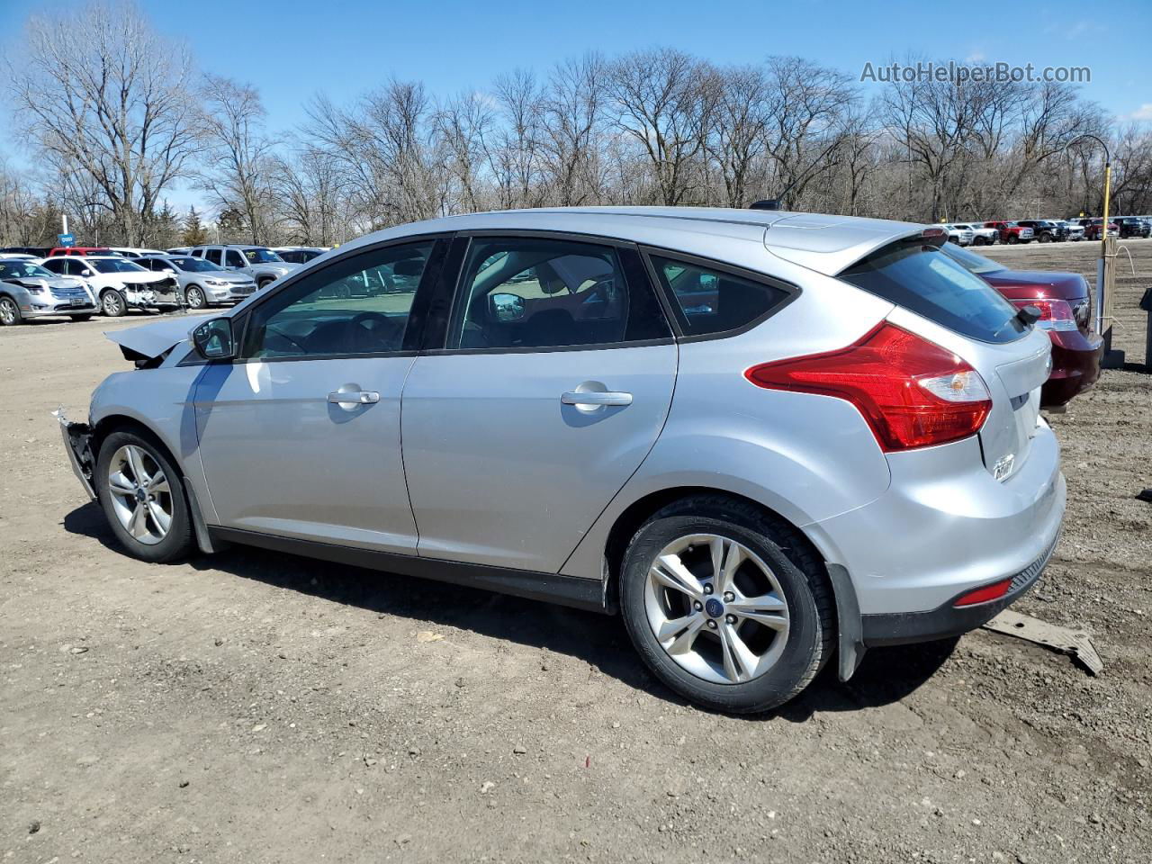 2013 Ford Focus Se Серебряный vin: 1FADP3K23DL204444