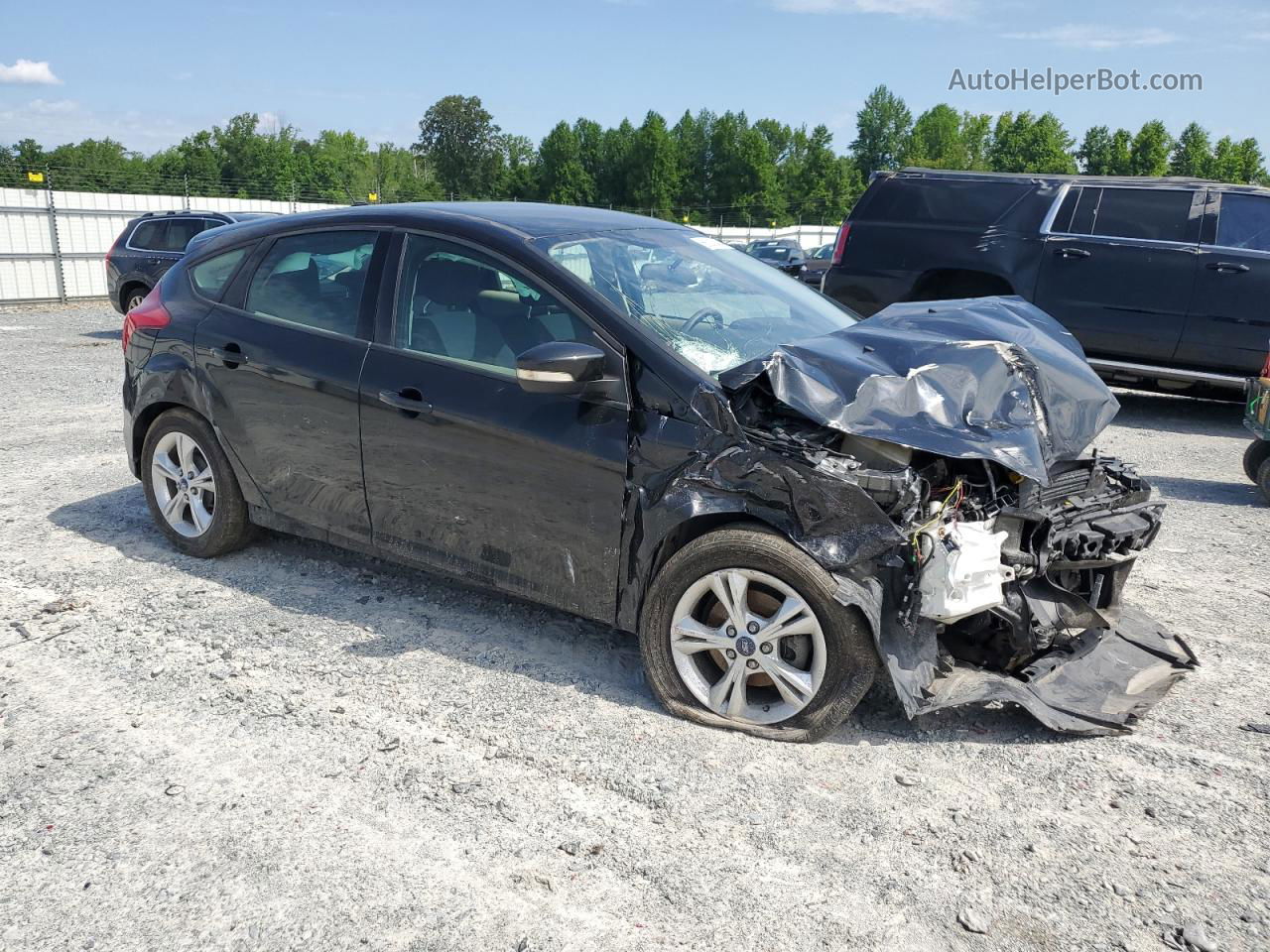 2013 Ford Focus Se Black vin: 1FADP3K23DL247584