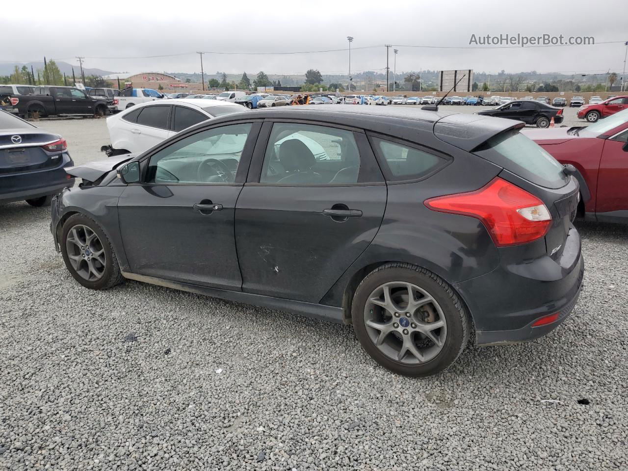 2014 Ford Focus Se Black vin: 1FADP3K23EL138981