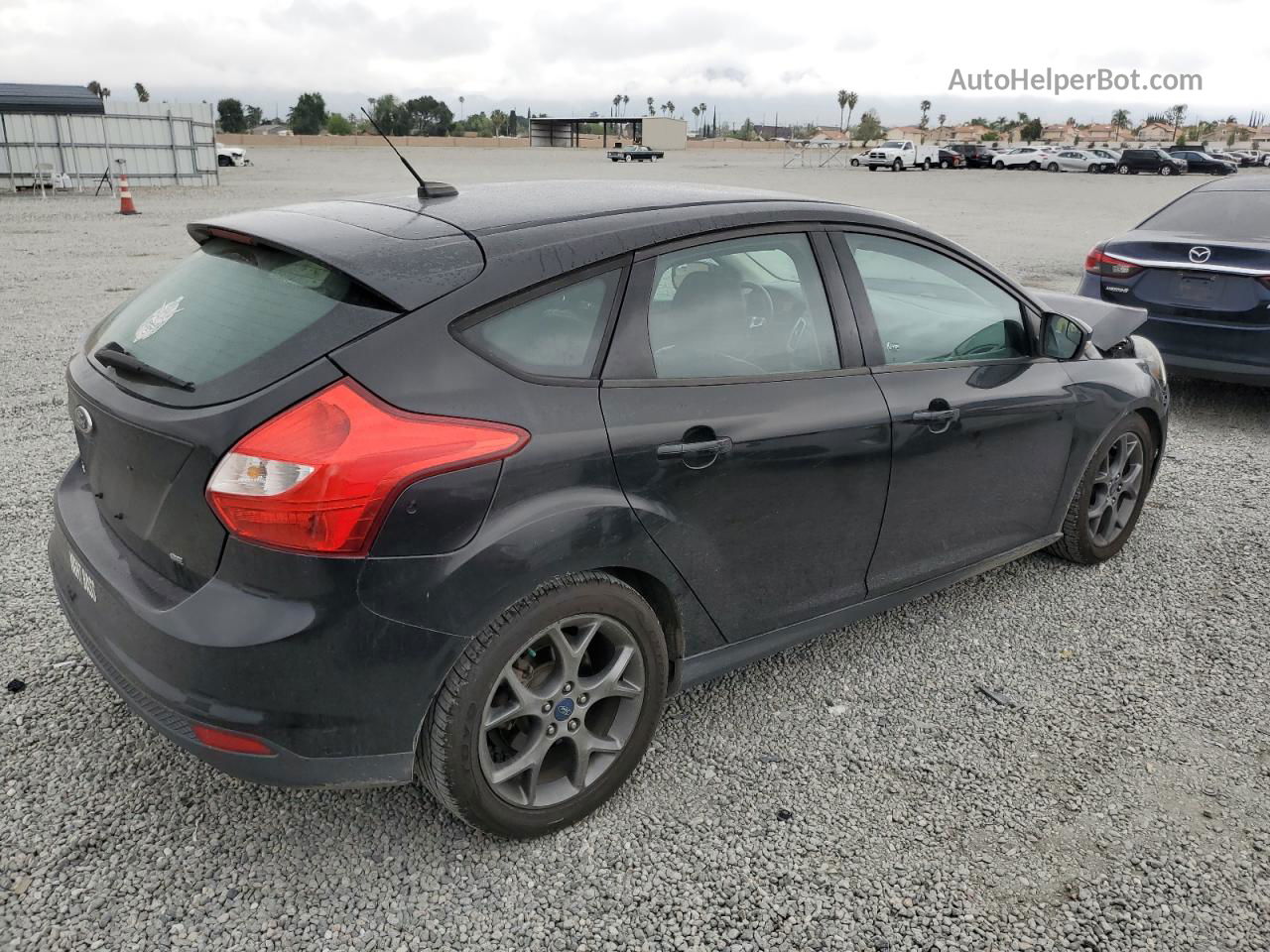 2014 Ford Focus Se Black vin: 1FADP3K23EL138981