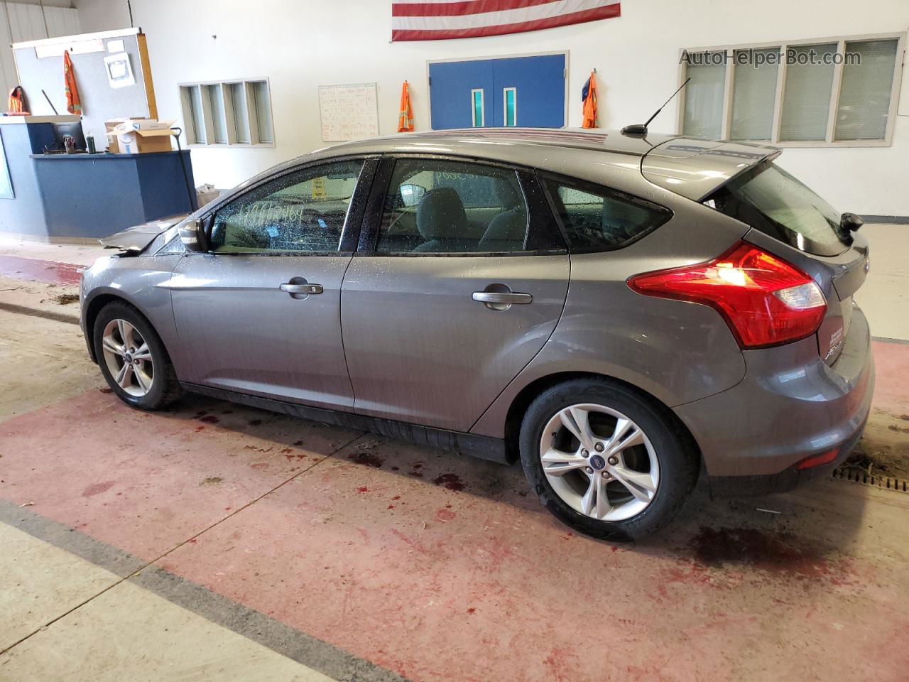 2014 Ford Focus Se Gray vin: 1FADP3K23EL159281