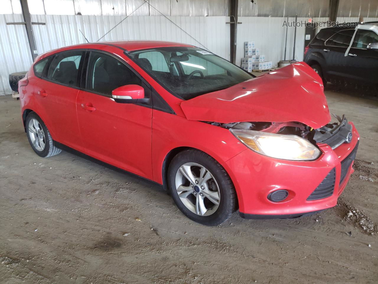 2014 Ford Focus Se Red vin: 1FADP3K23EL190188