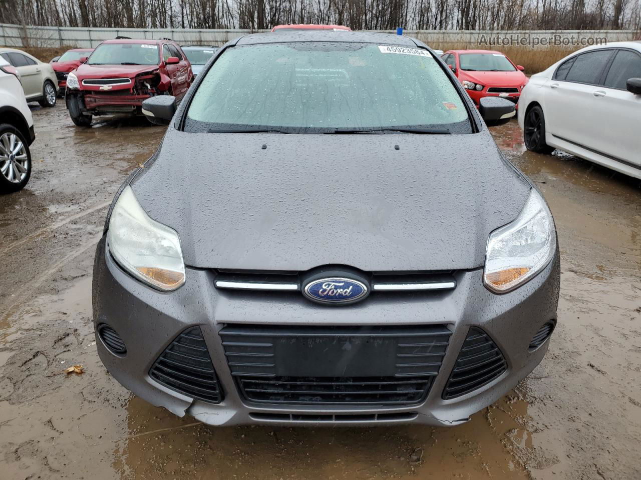 2014 Ford Focus Se Серебряный vin: 1FADP3K23EL249594