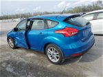 2015 Ford Focus Se Blue vin: 1FADP3K23FL205029