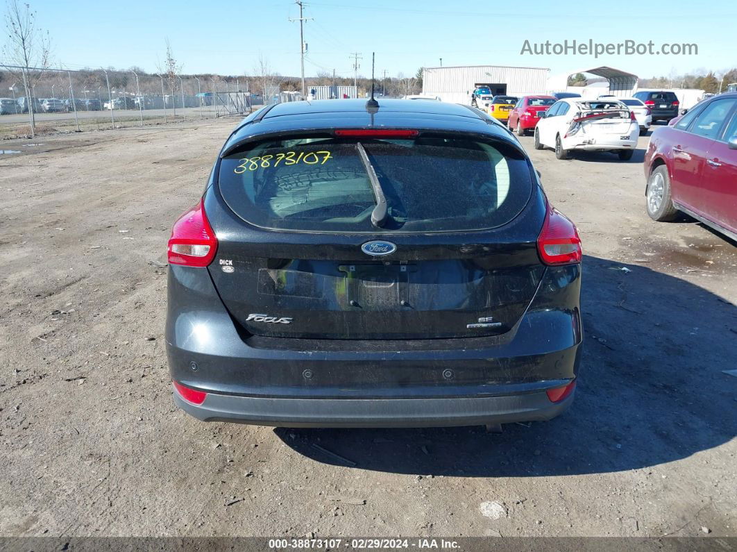 2015 Ford Focus Se Black vin: 1FADP3K23FL338745