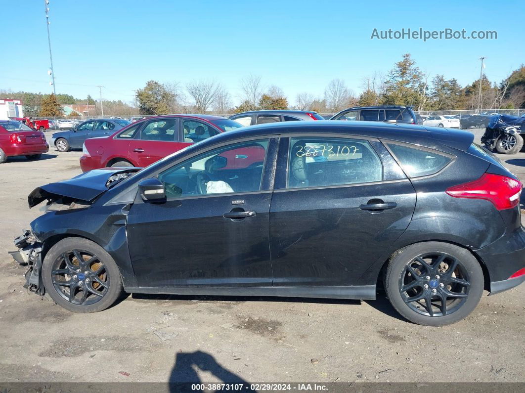 2015 Ford Focus Se Black vin: 1FADP3K23FL338745