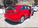 2016 Ford Focus Se Красный vin: 1FADP3K23GL268682