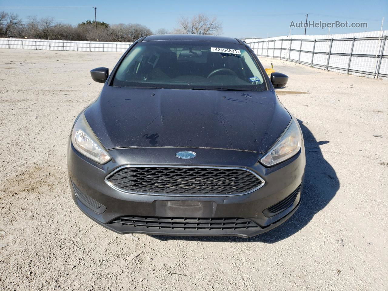 2018 Ford Focus Se Серый vin: 1FADP3K23JL229372