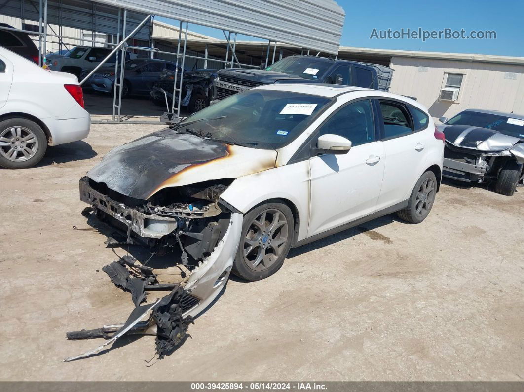 2013 Ford Focus Se White vin: 1FADP3K24DL139216