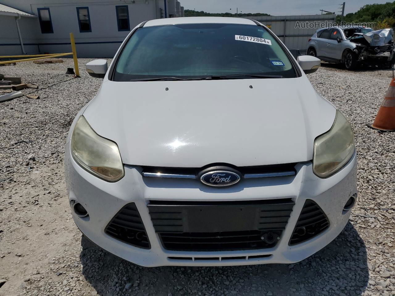 2013 Ford Focus Se White vin: 1FADP3K24DL183488