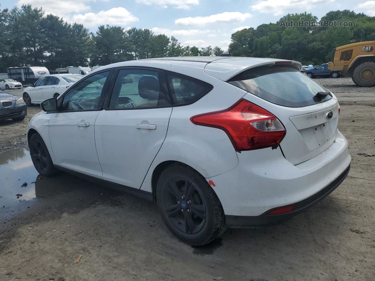 2013 Ford Focus Se White vin: 1FADP3K24DL216067