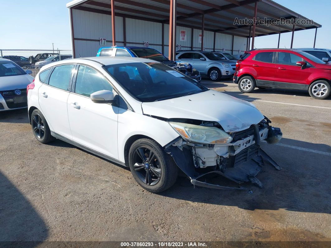 2013 Ford Focus Se White vin: 1FADP3K24DL226453