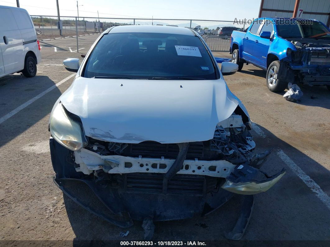 2013 Ford Focus Se White vin: 1FADP3K24DL226453