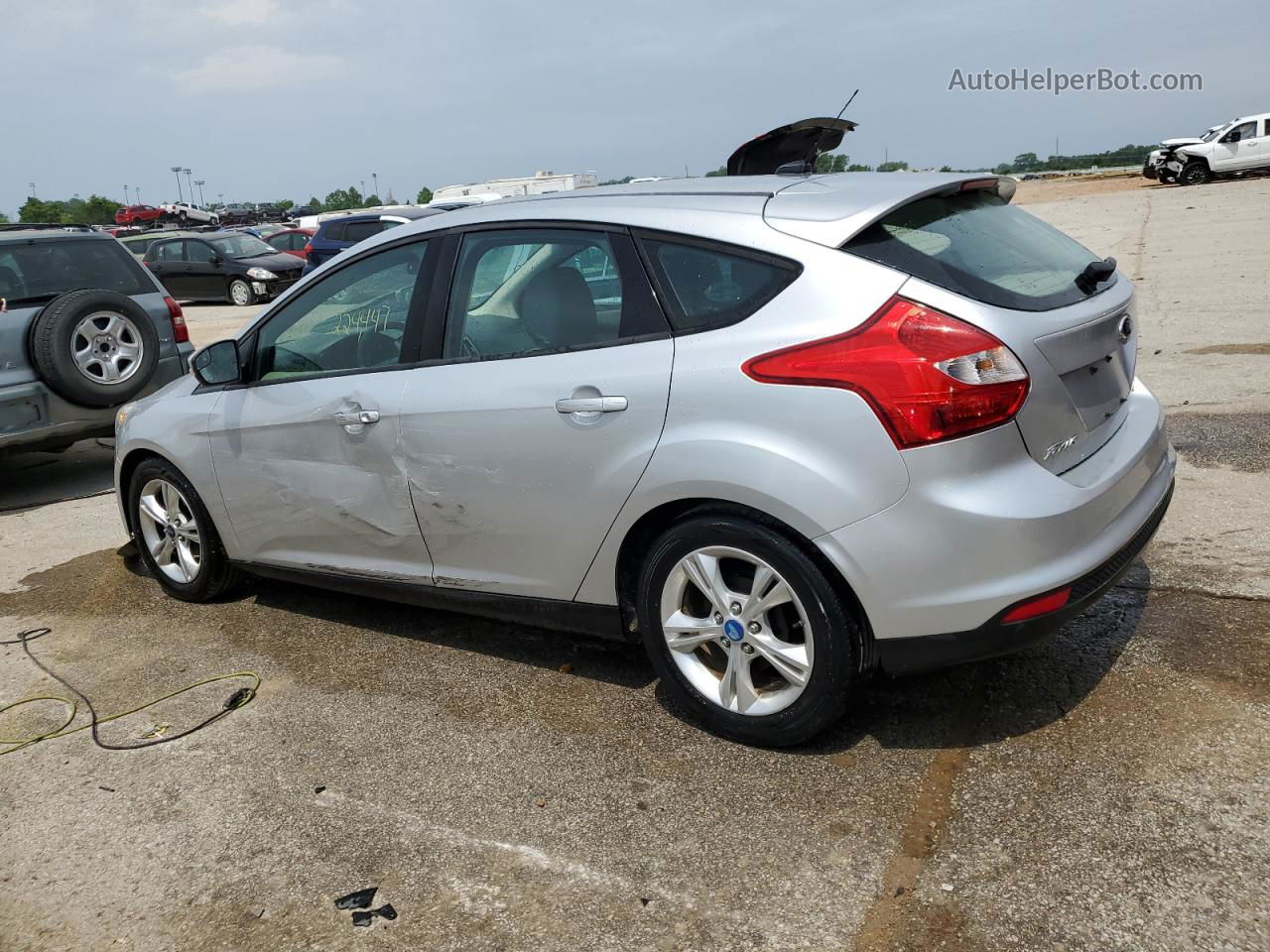 2013 Ford Focus Se Silver vin: 1FADP3K24DL244256