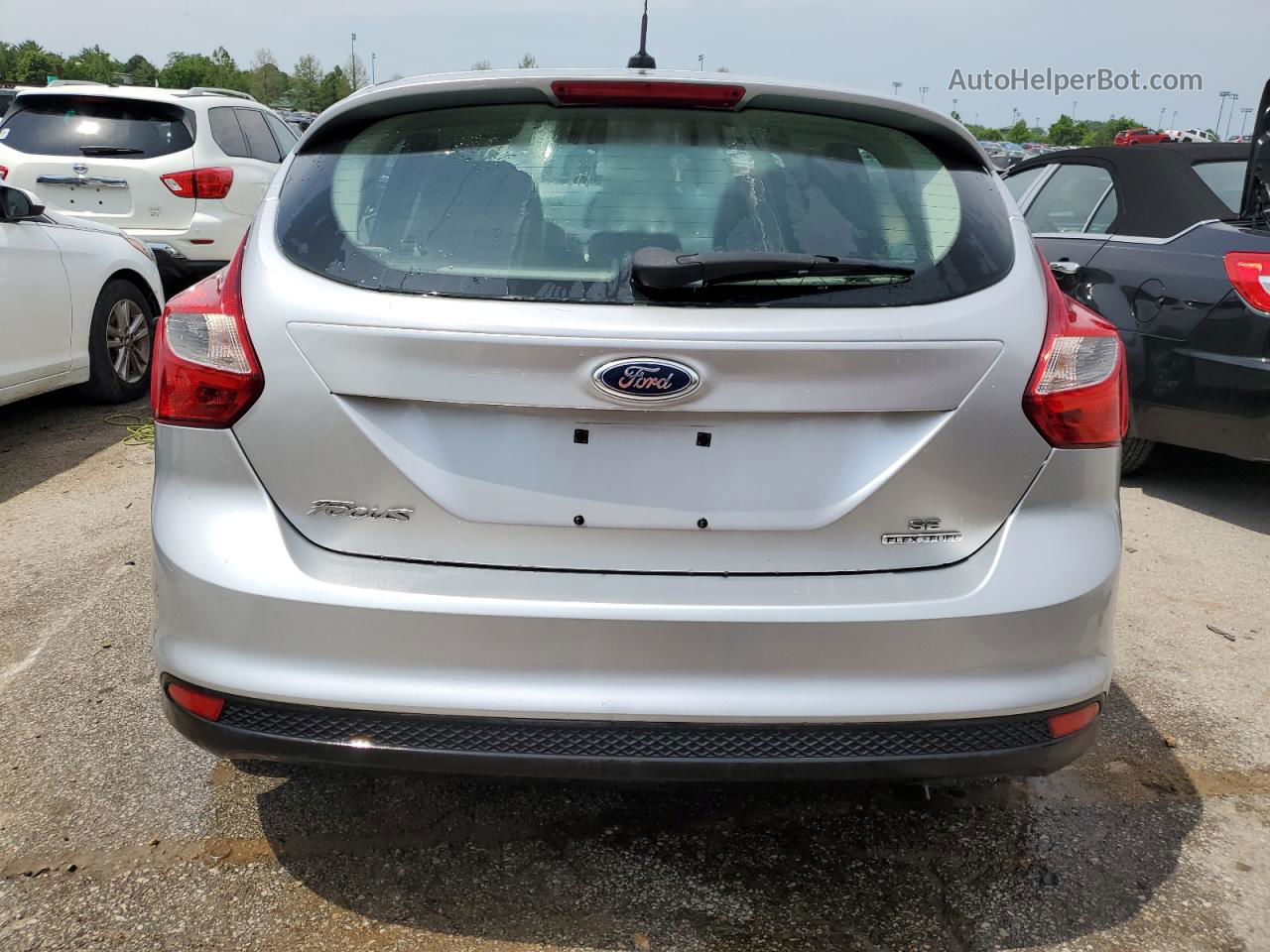 2013 Ford Focus Se Silver vin: 1FADP3K24DL244256