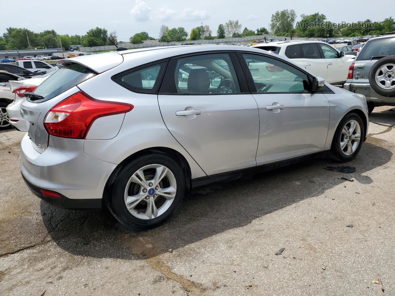 2013 Ford Focus Se Silver vin: 1FADP3K24DL244256