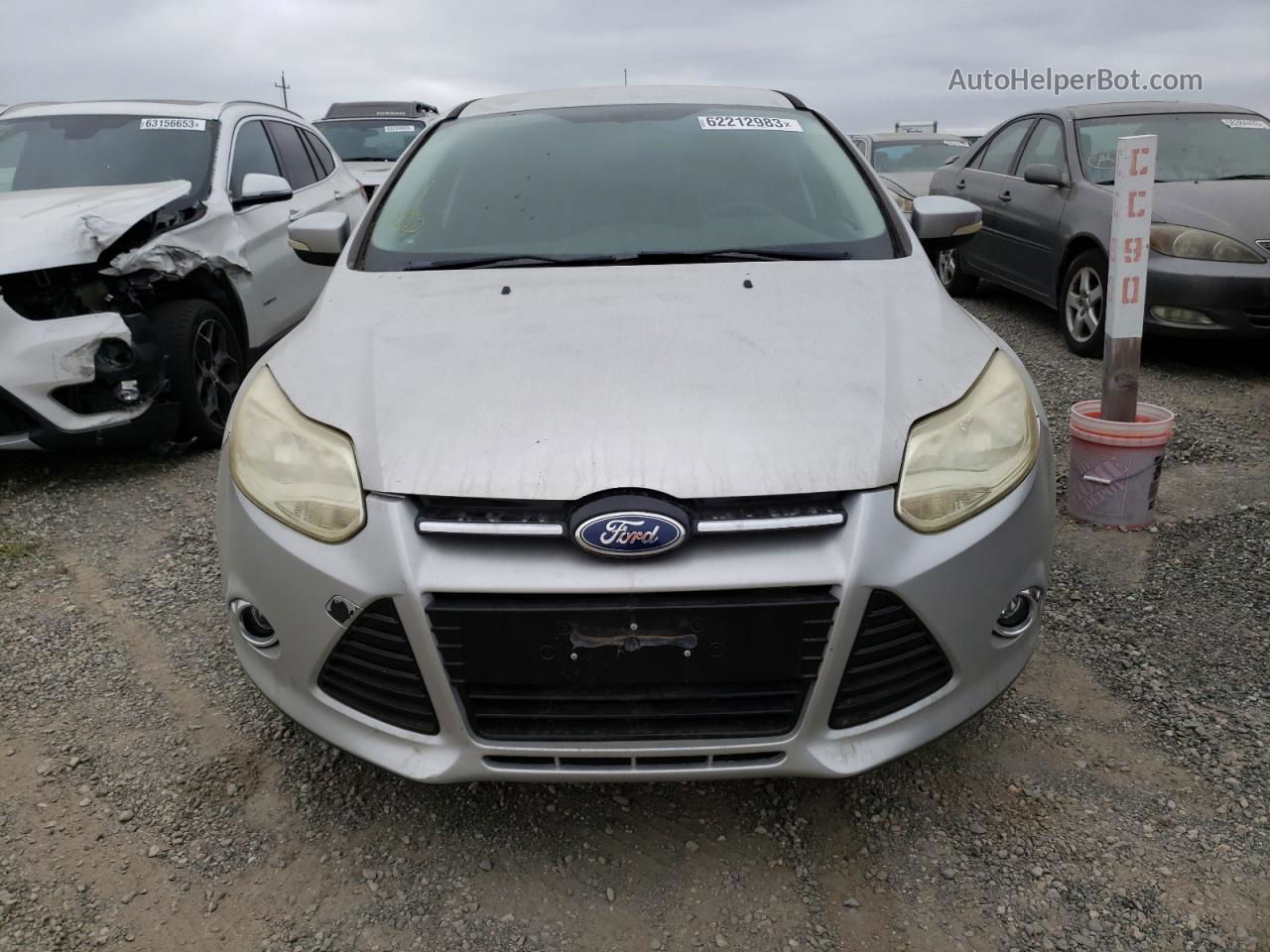 2013 Ford Focus Se Серебряный vin: 1FADP3K24DL273062