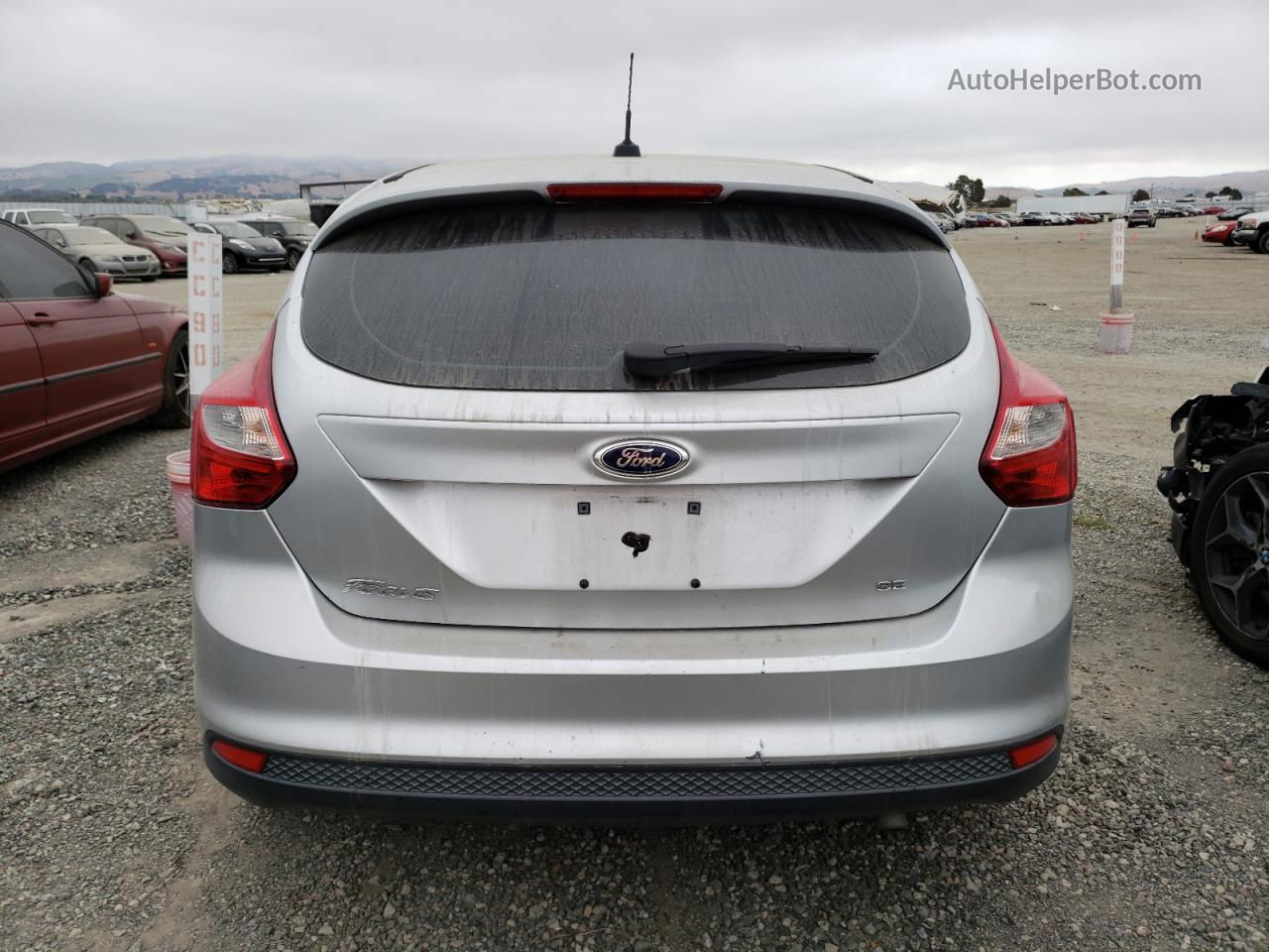 2013 Ford Focus Se Silver vin: 1FADP3K24DL273062