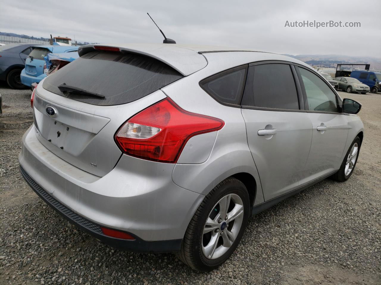 2013 Ford Focus Se Silver vin: 1FADP3K24DL273062