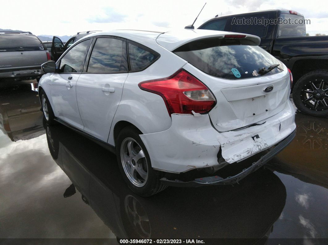 2013 Ford Focus Se White vin: 1FADP3K24DL290198