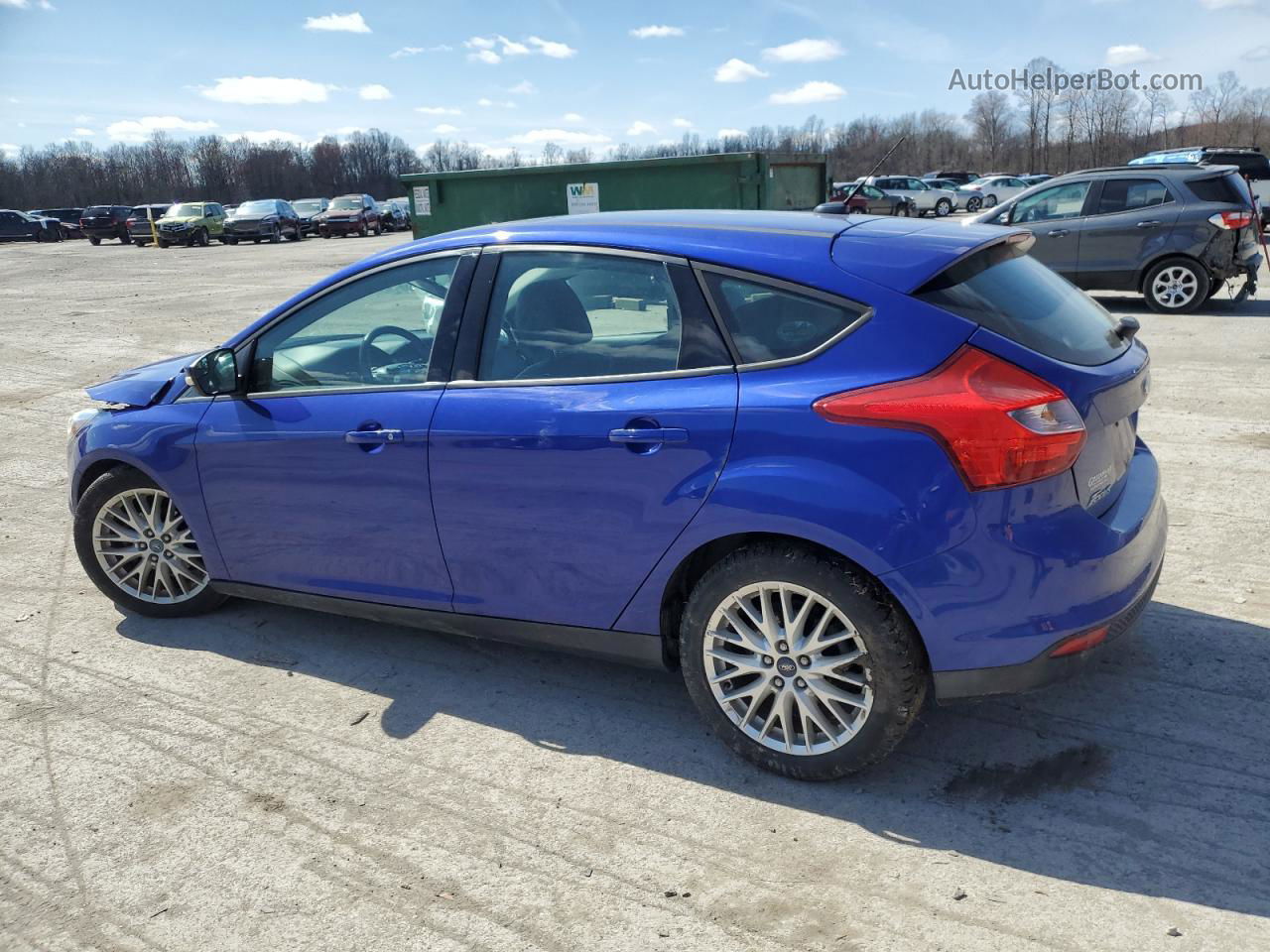 2013 Ford Focus Se Blue vin: 1FADP3K24DL303063