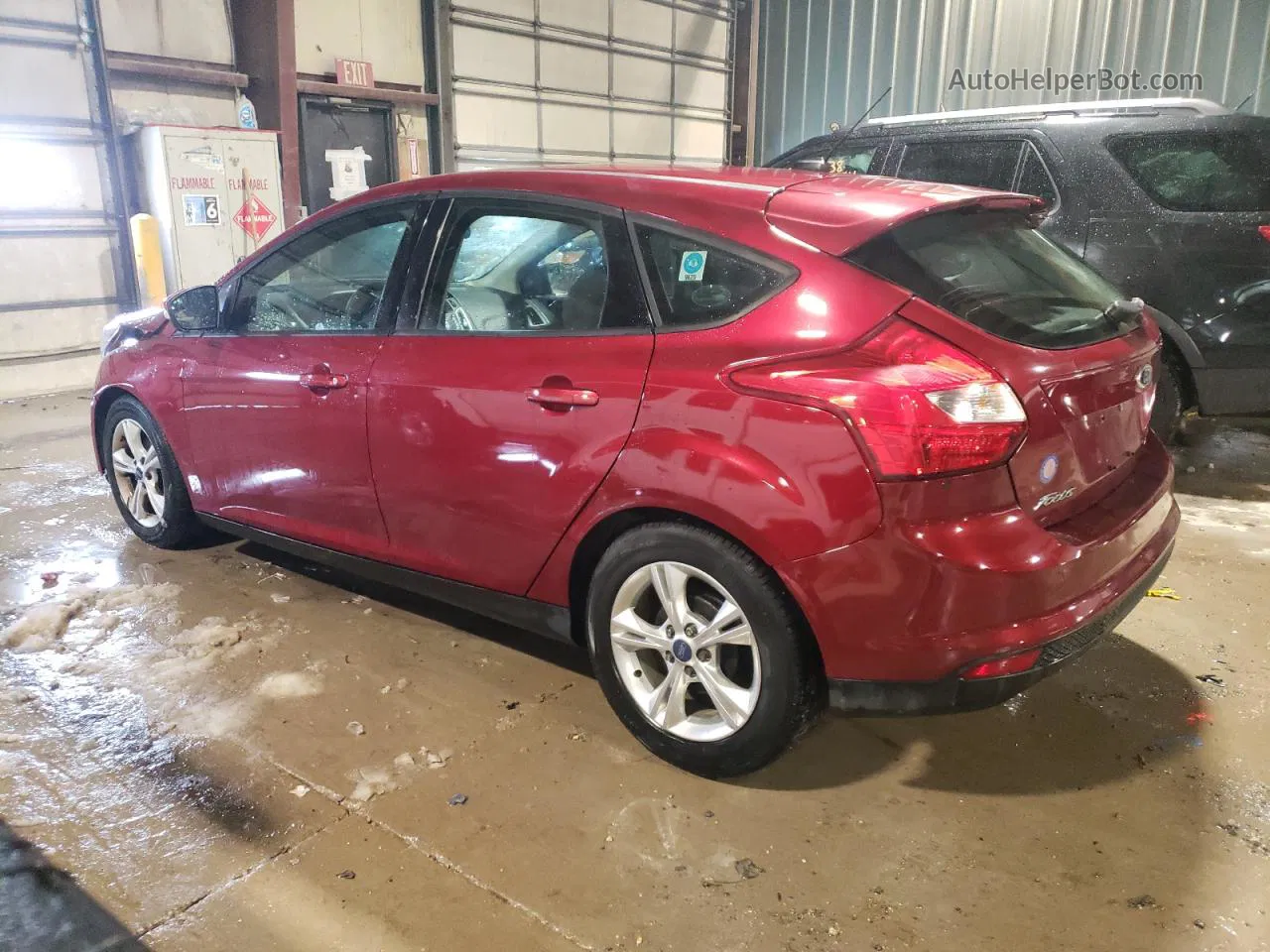 2013 Ford Focus Se Red vin: 1FADP3K24DL312281